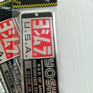 Tem nhôm YOSHIMURA U.S.A chính hãng sticker FASP dán pô xe,hợp kim nhôm full keo 3M chịu nhiệt