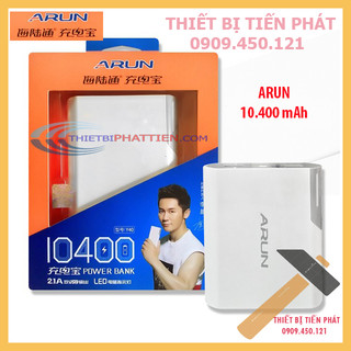 Freeship 99k toàn quốc_pin dự phòng arun 10400mah