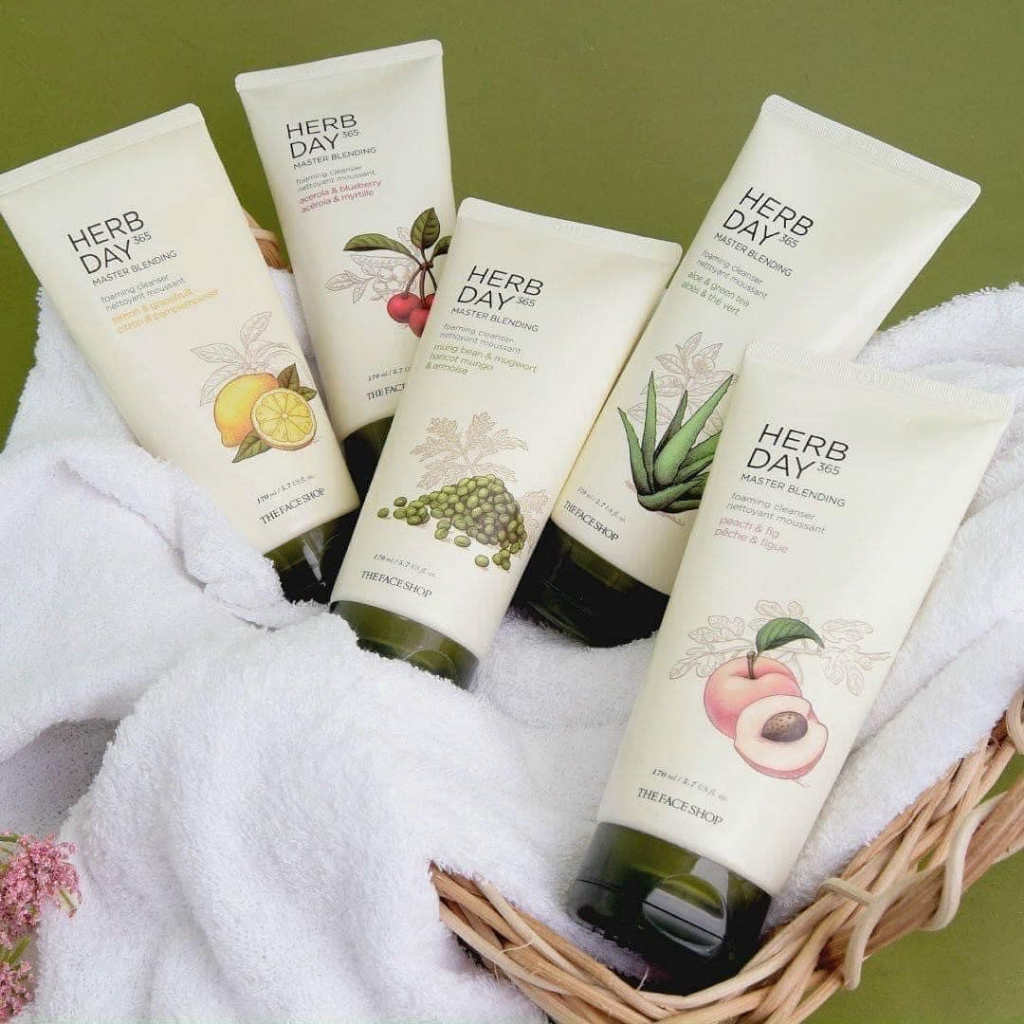 Sữa Rửa Mặt The Face Shop Herb Day 365 Cleansing Foam 170ml