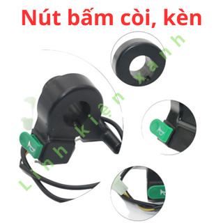 Nút bấm còi xe đạp điện, nút bấm kèn xe điện.