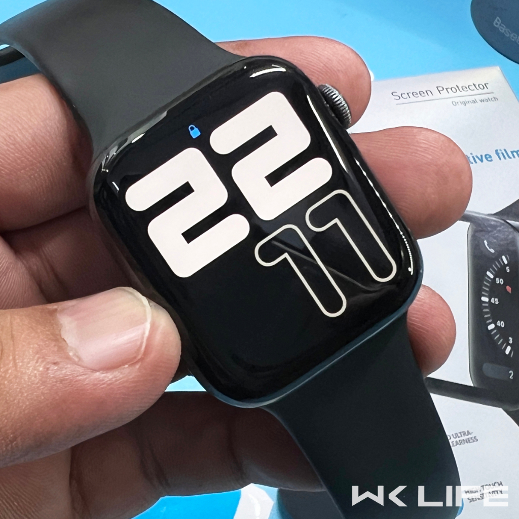 Miếng Dán Màn Hình Áp Pồ Watch Kuzoom 3D PET Full Màn Có Khung Dán