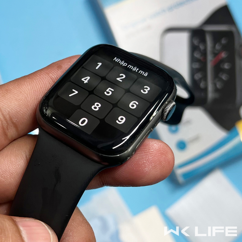 Miếng Dán Màn Hình Áp Pồ Watch Kuzoom 3D PET Full Màn Có Khung Dán