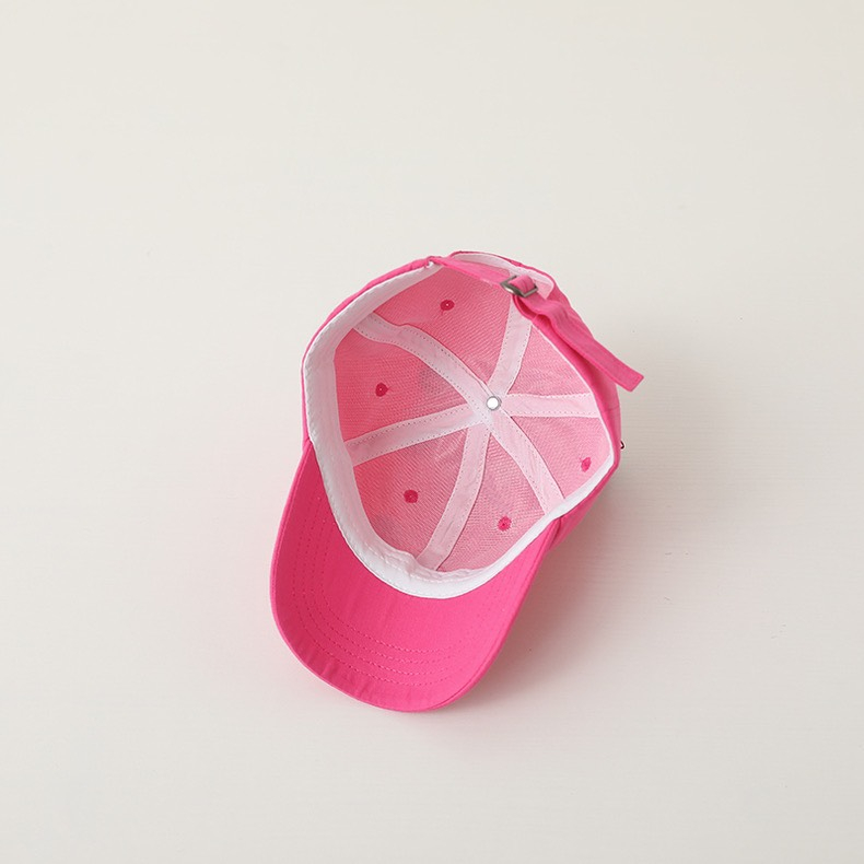 Mũ lưỡi trai vải cotton mềm cao cấp đính họa tiết sticker gấu dâu baby  lotso nhiều màu xinh xắn