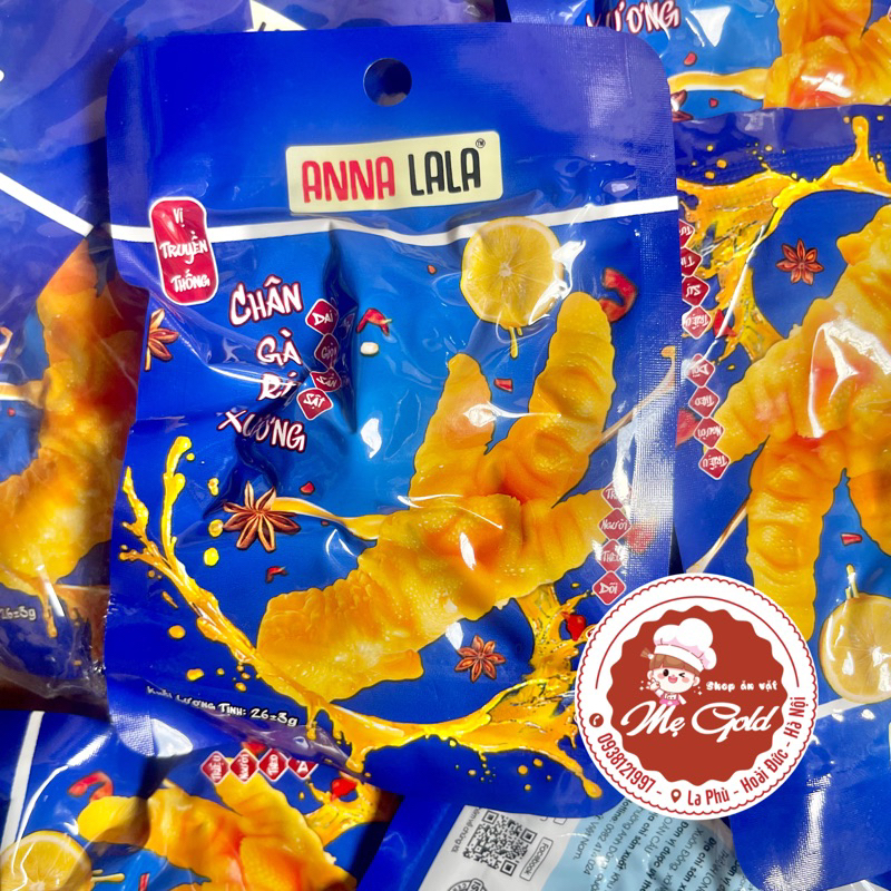 Chân gà rút xương Anna Lala vị truyền thống, dai giòn sần sật