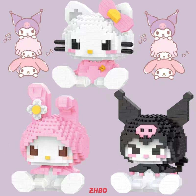 Bộ đồ chơi lắp ráp Lego dễ thương động vật Mô hình Sáng tạo Mini Kuromi lắp ráp đồ chơi