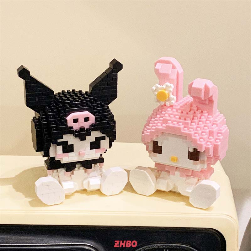 Bộ đồ chơi lắp ráp Lego dễ thương động vật Mô hình Sáng tạo Mini Kuromi lắp ráp đồ chơi
