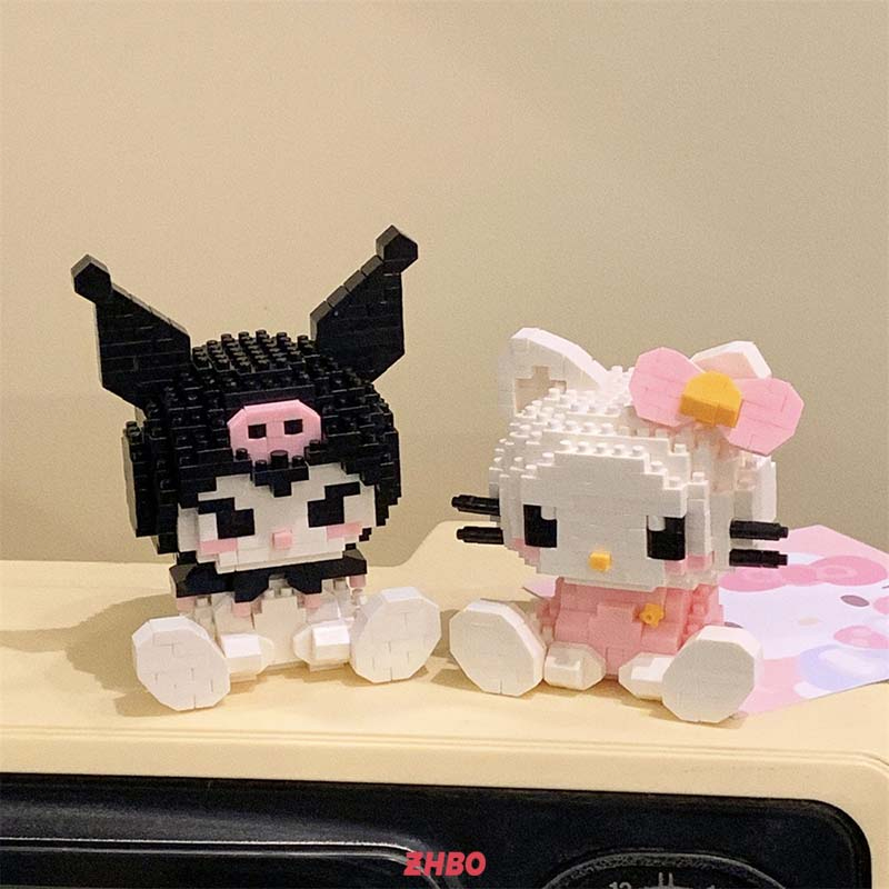Bộ đồ chơi lắp ráp Lego dễ thương động vật Mô hình Sáng tạo Mini Kuromi lắp ráp đồ chơi