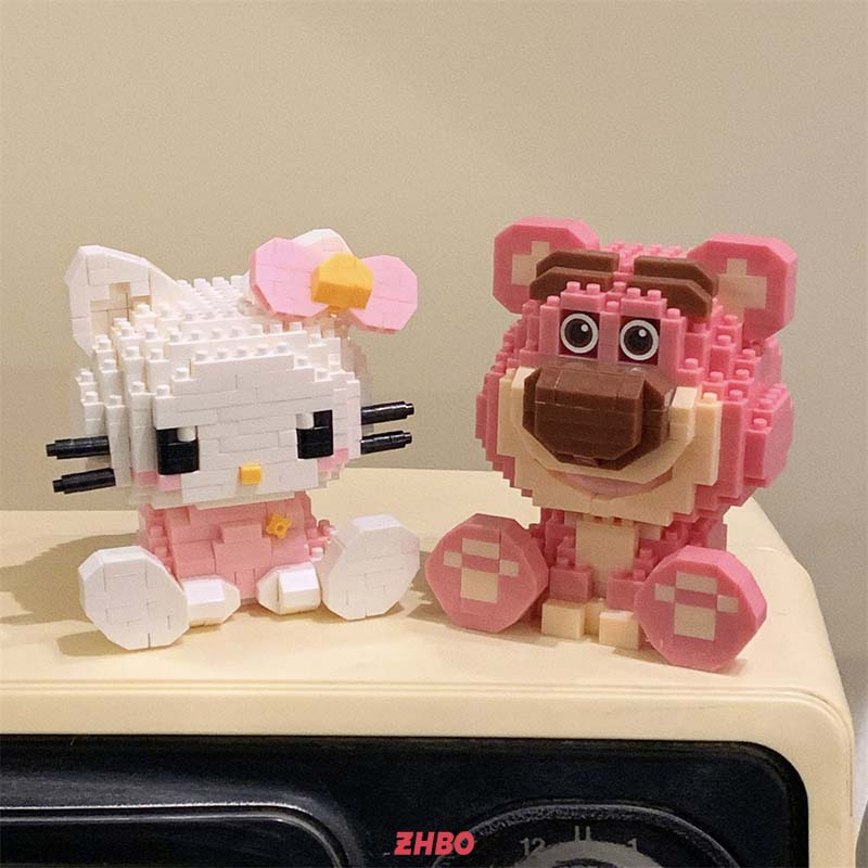 Bộ đồ chơi lắp ráp Lego dễ thương động vật Mô hình Sáng tạo Mini Kuromi lắp ráp đồ chơi