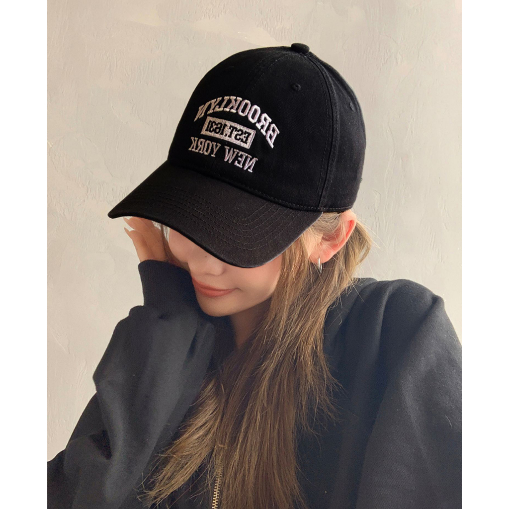 Mũ lưỡi trai nón kết thêu chữ Brooklyn phong cách thời trang unisex M11