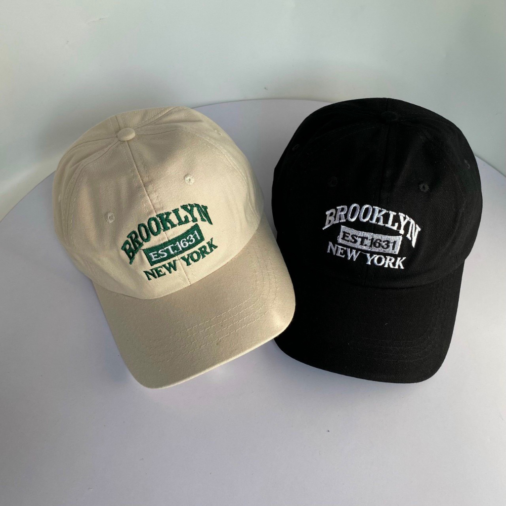 Mũ lưỡi trai nón kết thêu chữ Brooklyn phong cách thời trang unisex M11