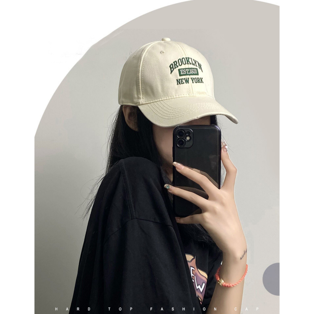 Mũ lưỡi trai nón kết thêu chữ Brooklyn phong cách thời trang unisex M11