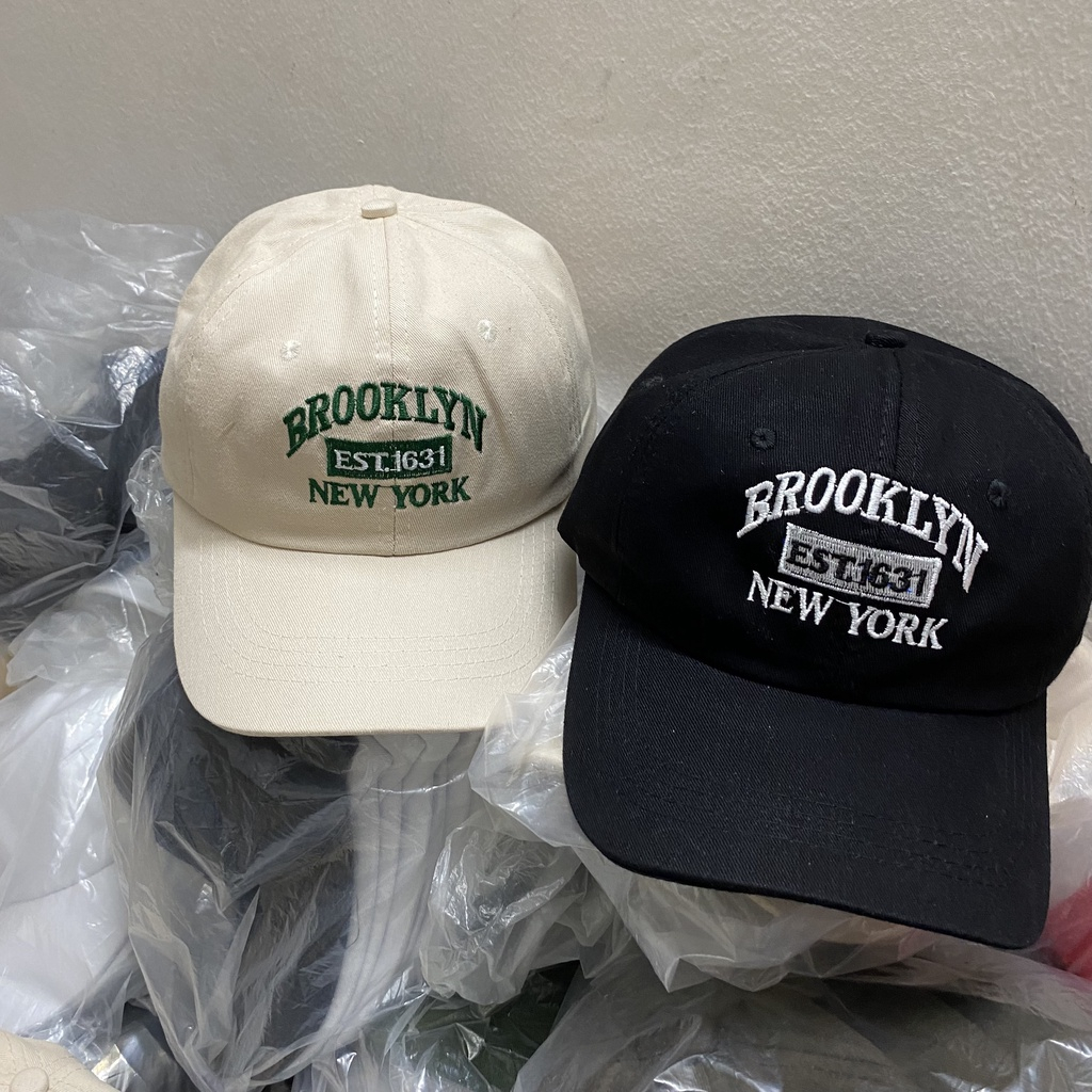 Mũ lưỡi trai nón kết thêu chữ Brooklyn phong cách thời trang unisex M11