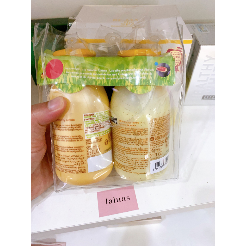 Set sữa tắm Cottage nước hoa Pháp