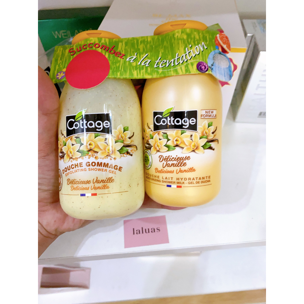 Set sữa tắm Cottage nước hoa Pháp