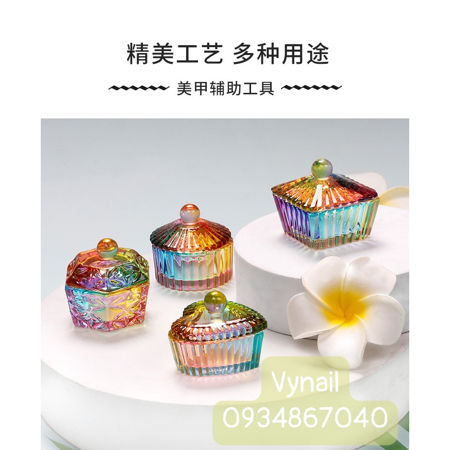 Chung ựng dung dịch kiểu 7 màu đựng dụng dịch size mini