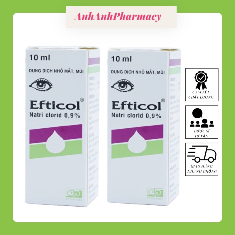 Dung dịch nhỏ mắt mũi EFTICOL