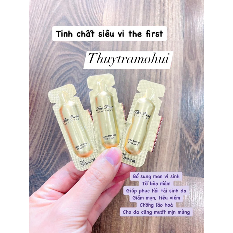Combo 10 Sample Tinh Chất Siêu vi Ohui The First Chống Lão hoá cho da