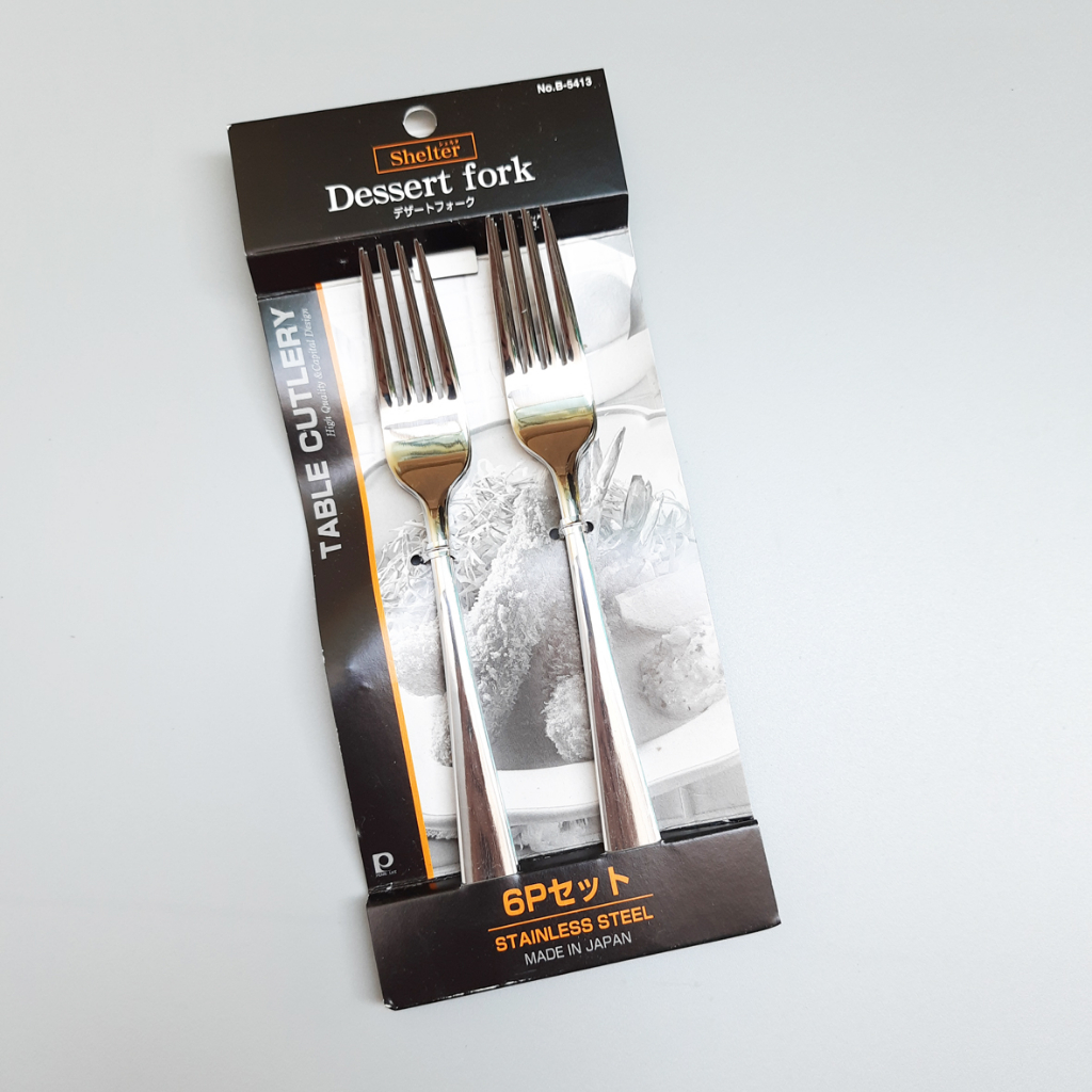 Set 6 Dĩa Ăn Inox Shelter Nhật Bản Dài 17.5 cm