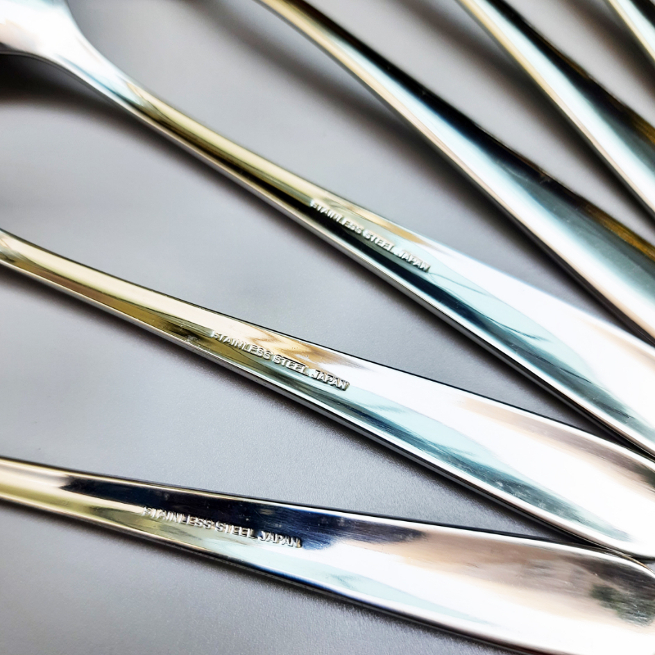 Set 6 Dĩa Ăn Inox Shelter Nhật Bản Dài 17.5 cm