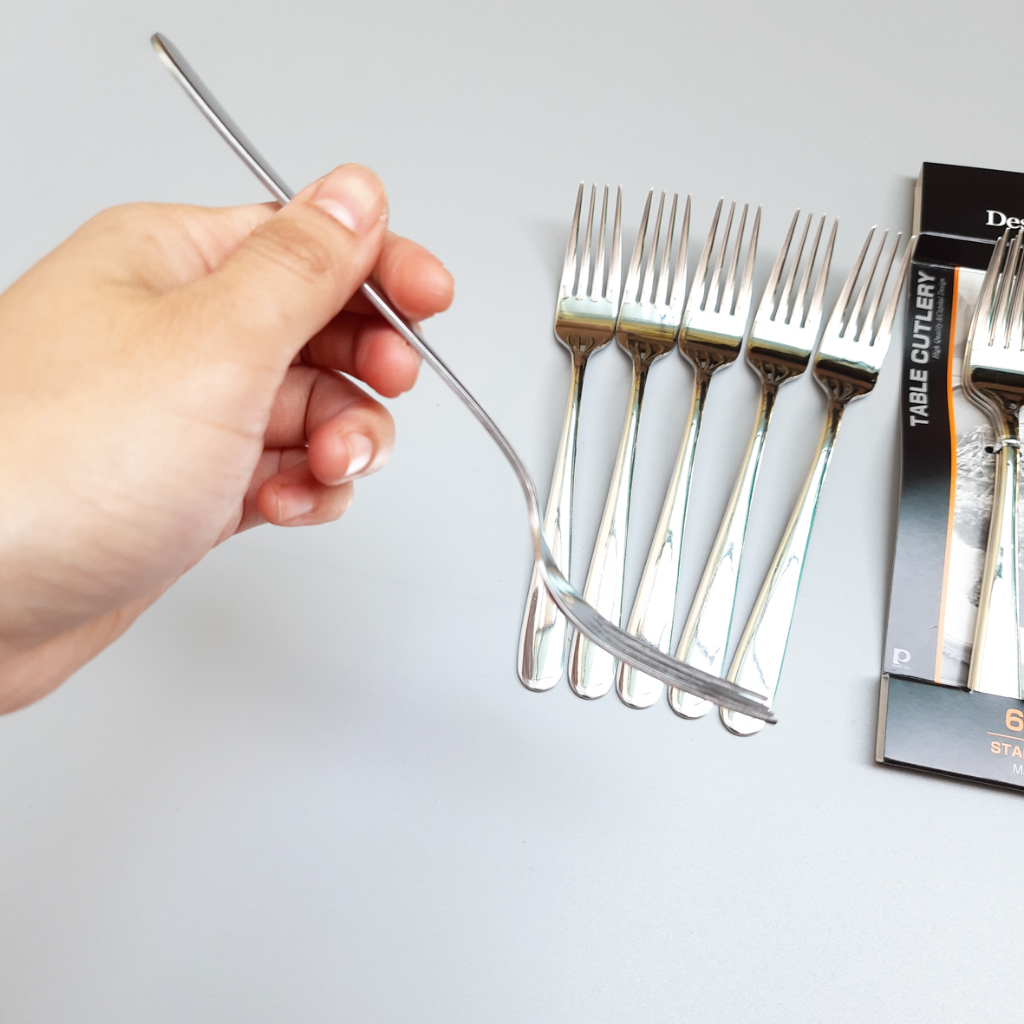 Set 6 Dĩa Ăn Inox Shelter Nhật Bản Dài 17.5 cm