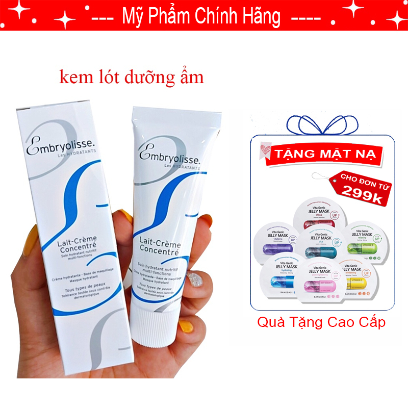 Kem Lót Dưỡng Ẩm Phục Hồi Da Embryolisse Lait Creme Concentre 30ml và 75ml