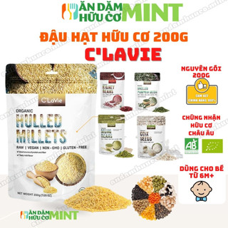 Đậu đỏ đậu xanh hạt kê kiều mạch đậu nành hạt mè hữu cơ C'lavie - Mint