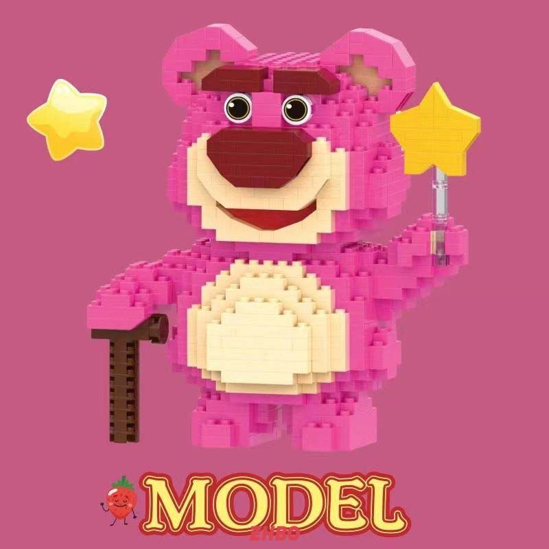 Bộ đồ chơi lắp ráp Lego Gấu dâu tây Mô hình Sáng tạo động vật trẻ em gái quà