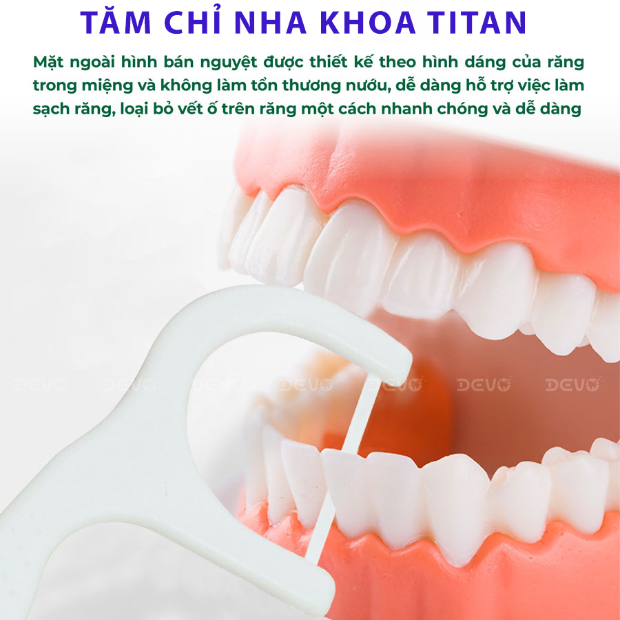 Tăm chỉ nha khoa cao cấp Hàn Quốc Median Dental Titan 50/ 90 cây NPP Tido88