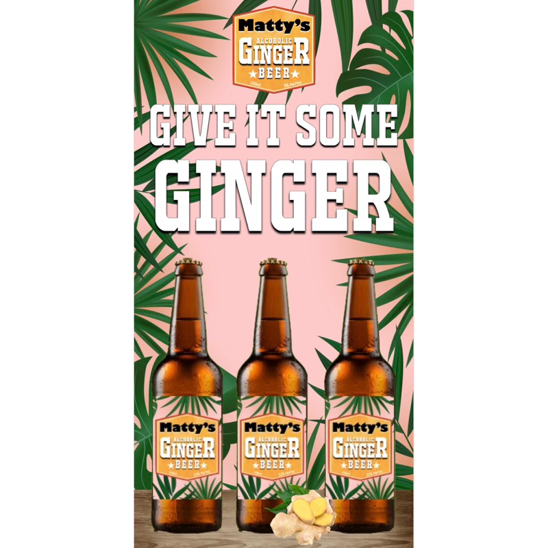 GINGER BEER - BIA GỪNG 3%Alc/Vol chai 330ml