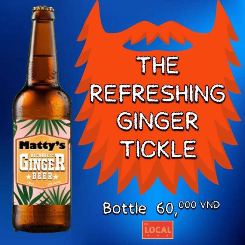 GINGER BEER - BIA GỪNG 3%Alc/Vol chai 330ml