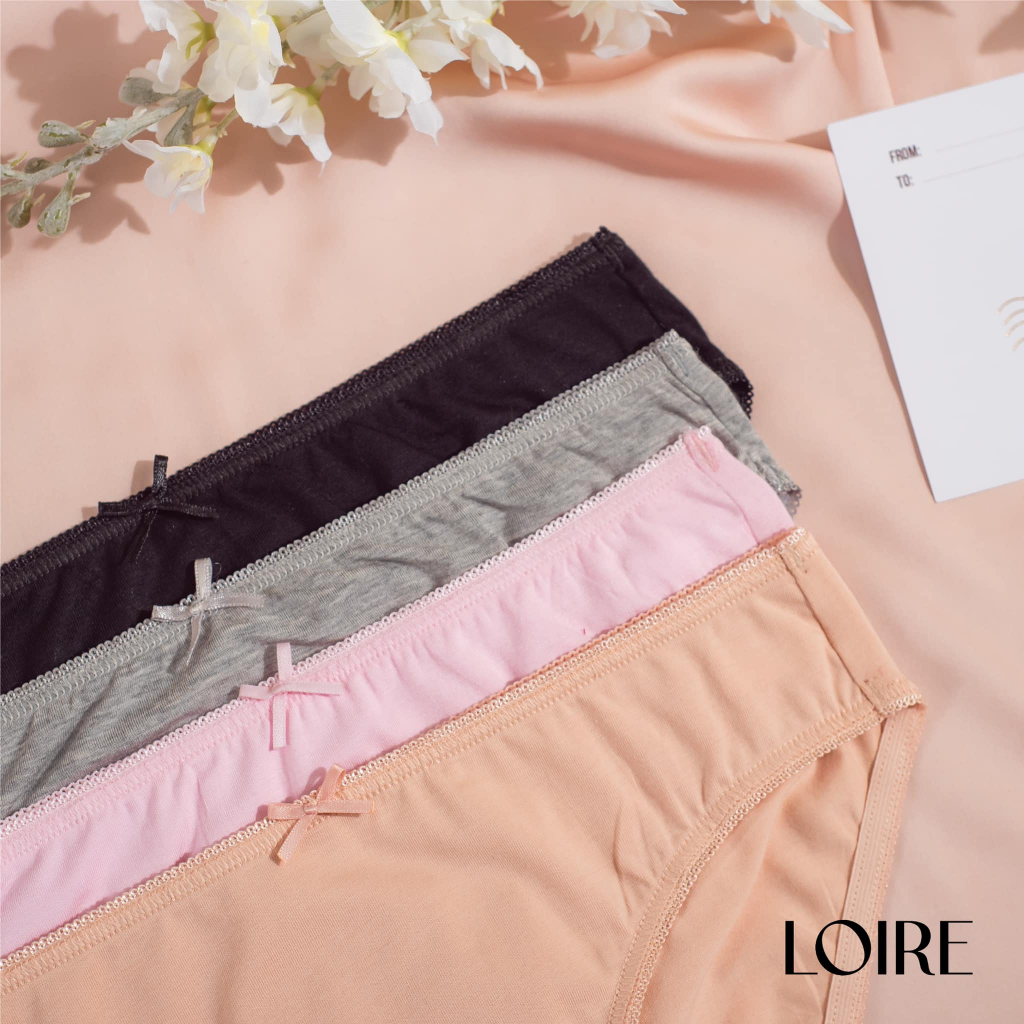 Combo 4 Quần Lót Cotton Loirechic QLBK14