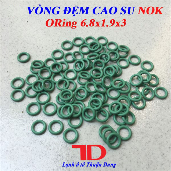 Vòng đệm cao su NOK, Oring cao su 6.8X1.9X3