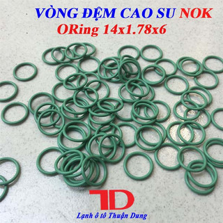 Vòng đệm cao su NOK, Oring cao su 14X1.78X6