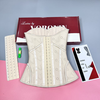 Đai nịt bụng latex biến nhiệt voronin 17 xương che mỡ lưng - đai nịt bụng giảm mỡ của gen nịt bụng, đai latex ( tặng nới