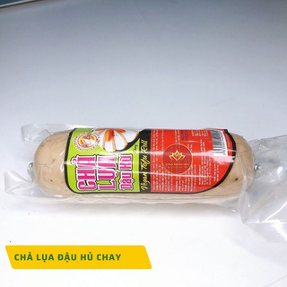 Chả lụa đậu hũ chay Âu Lạc, từ đậu nành và lúa mì.