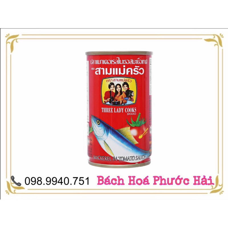 Cá Mòi 3 cô gái - Cá Ba Cô, cá trích sốt cà