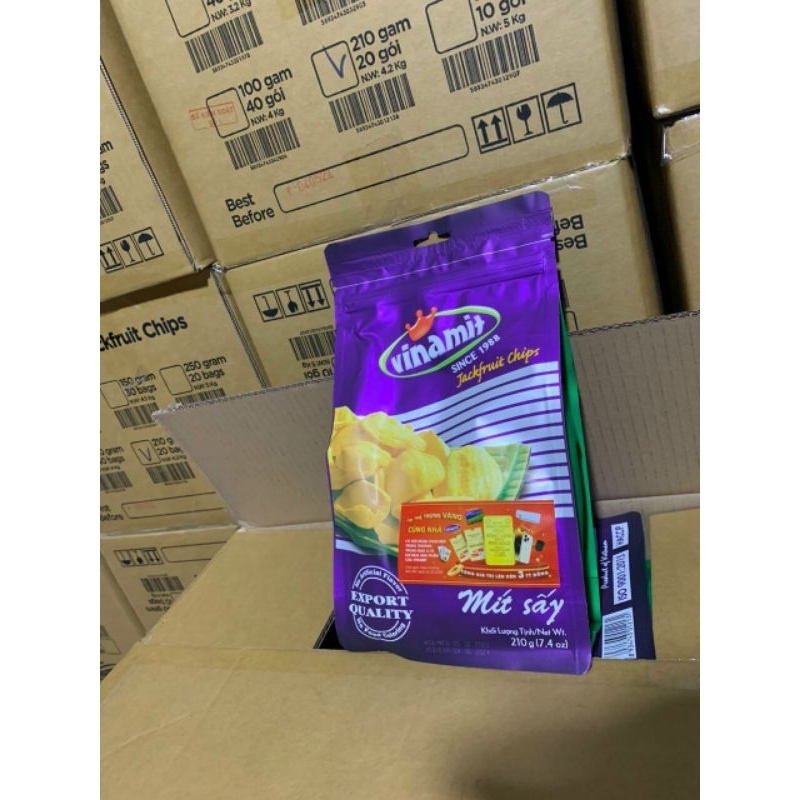 Mít sấy 500gr Vinamit, đồ ăn giảm kg, cần số lượng ib shop ạ