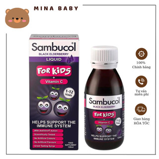 Siro Sambucol tăng đề kháng cho bé, Siro tăng đề kháng Sambucol Anh 120ml
