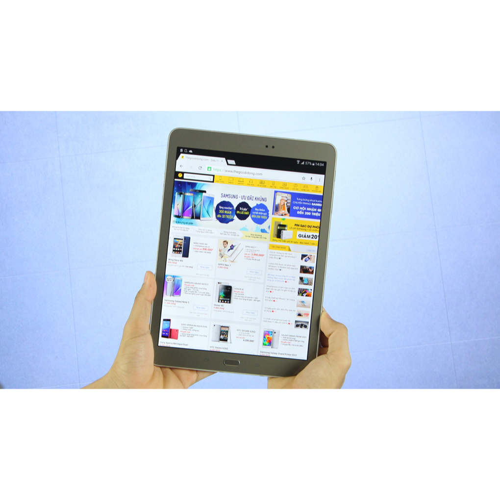 Máy tính bảng SS Galaxy Tab S2 9.7  Nhẹ, đẹp, cấu hình nhanh nhạy