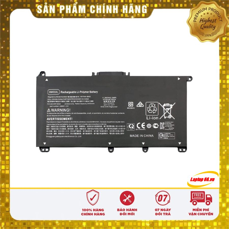 Pin Laptop HP Pavilion 15-eg 15-eh Model HW03XL (pin thay cell)