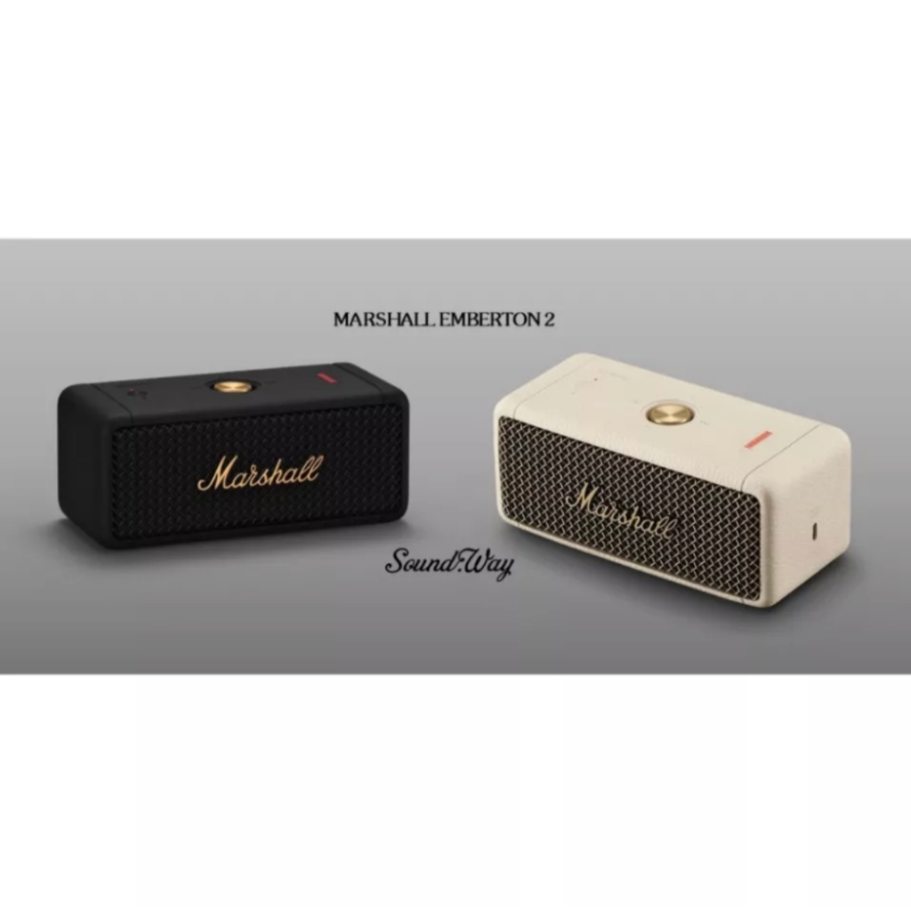 Loa bluetooth Marshall Emberton II phiên bản 2023, loa không dây M2 20w pin trâu trên 20h âm thanh chất lượng chống nư