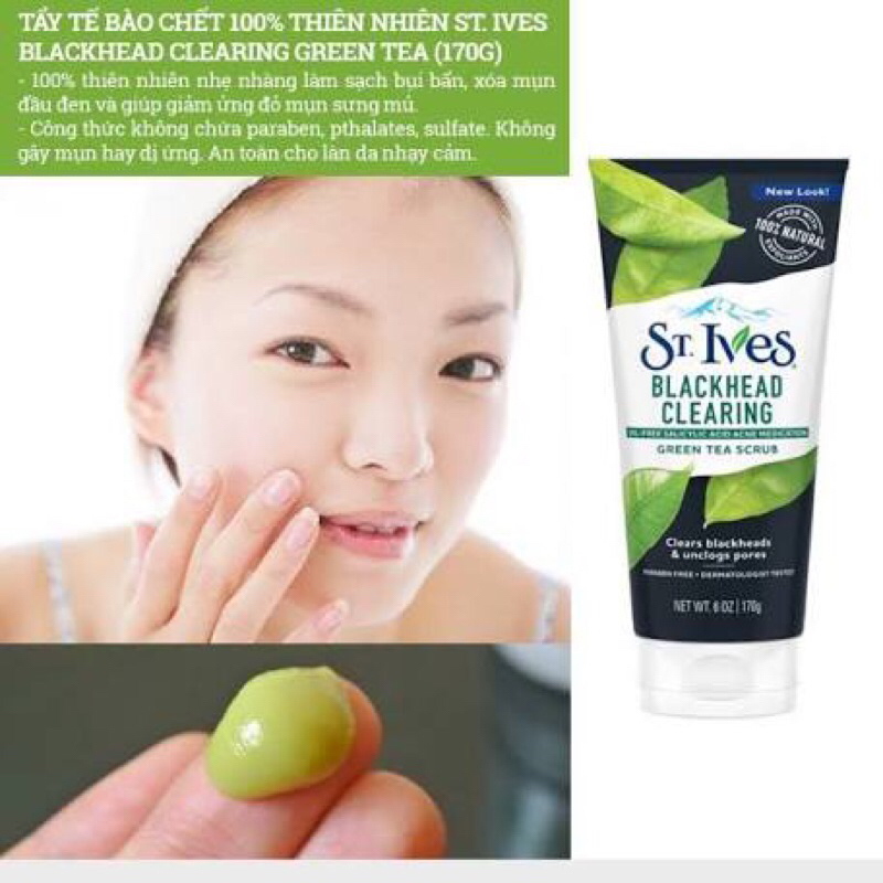 Sữa rửa mặt tẩy tế bào chết làm sáng da St.Ives  170g