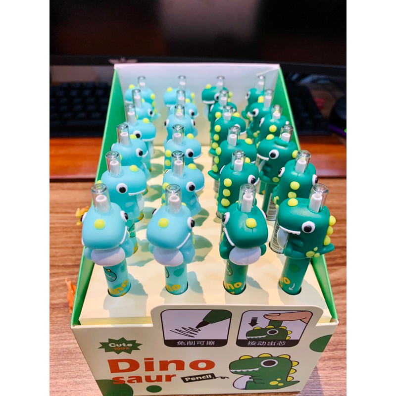 BÚT CHÌ BẤM 2mm SILICON DỄ THƯƠNG VĨNH CỬU KHÔNG VIẾT HẾT, LÕI LIÊN TỤC, KHÔNG CẦN GỌT CHO TRẺ