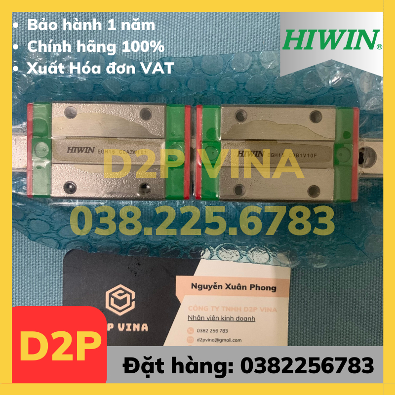 D2P VINA - Thanh trượt EGH15CA2R480 Hãng HIWIN