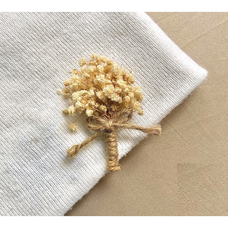 Bó Hoa Khô Mini Làm Thiệp, Decor Hộp Quà