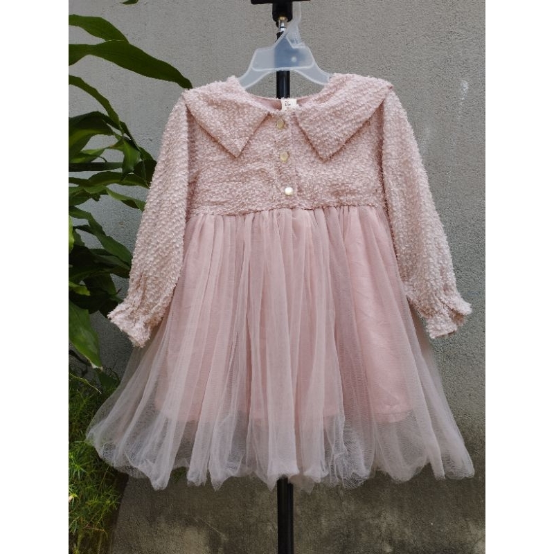 Đầm công chúa bé gái 2hand, váy đầm si trẻ em