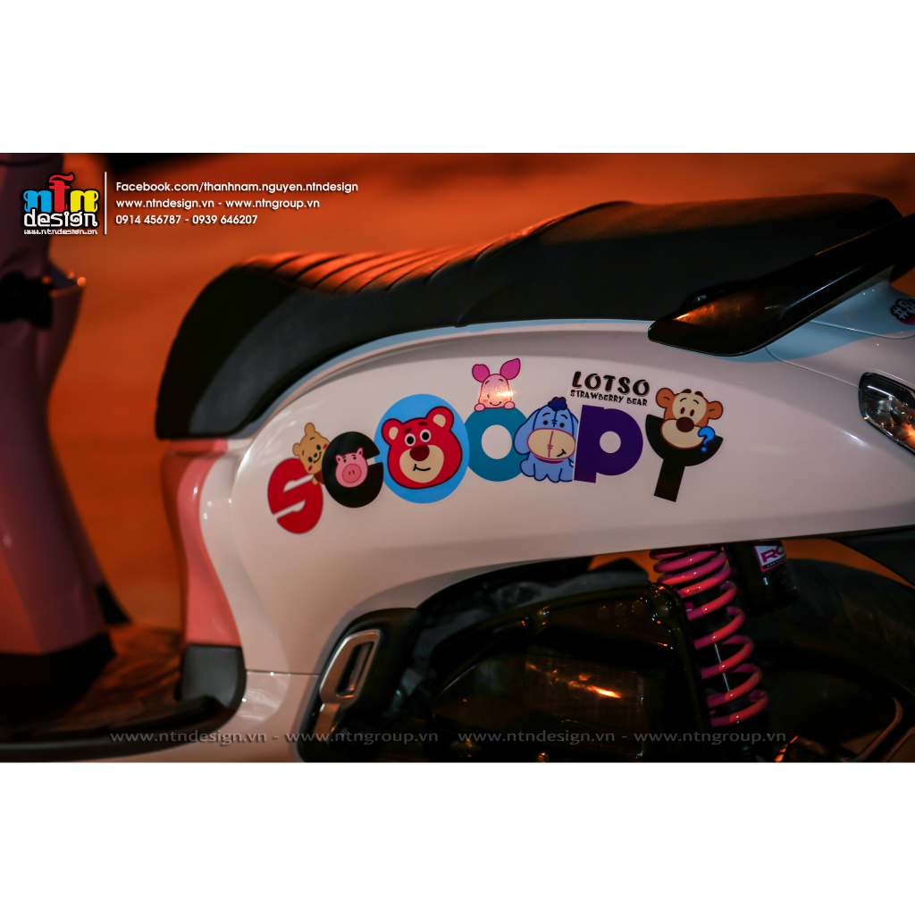 Tem Scoopy - mẫu Lotso