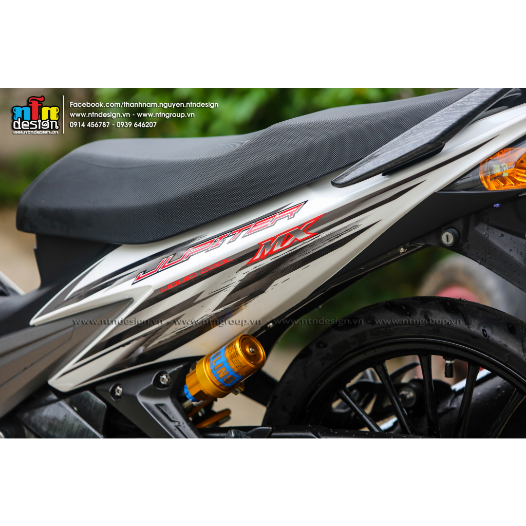 Tem Exciter 2008 -2010 mẫu Jupiter MX N02  Decal Trong