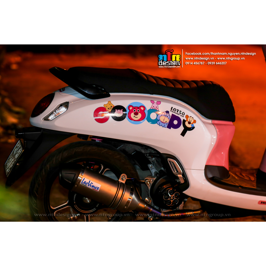 Tem Scoopy - mẫu Lotso