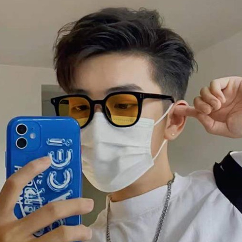 🍄Mắt kính unisex hot trend thời trang gọng kính mát nam nữ nhiều màu phong cách